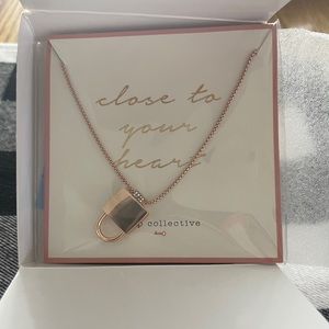 Brand new Stella & Dot Keep-It Lock Necklace